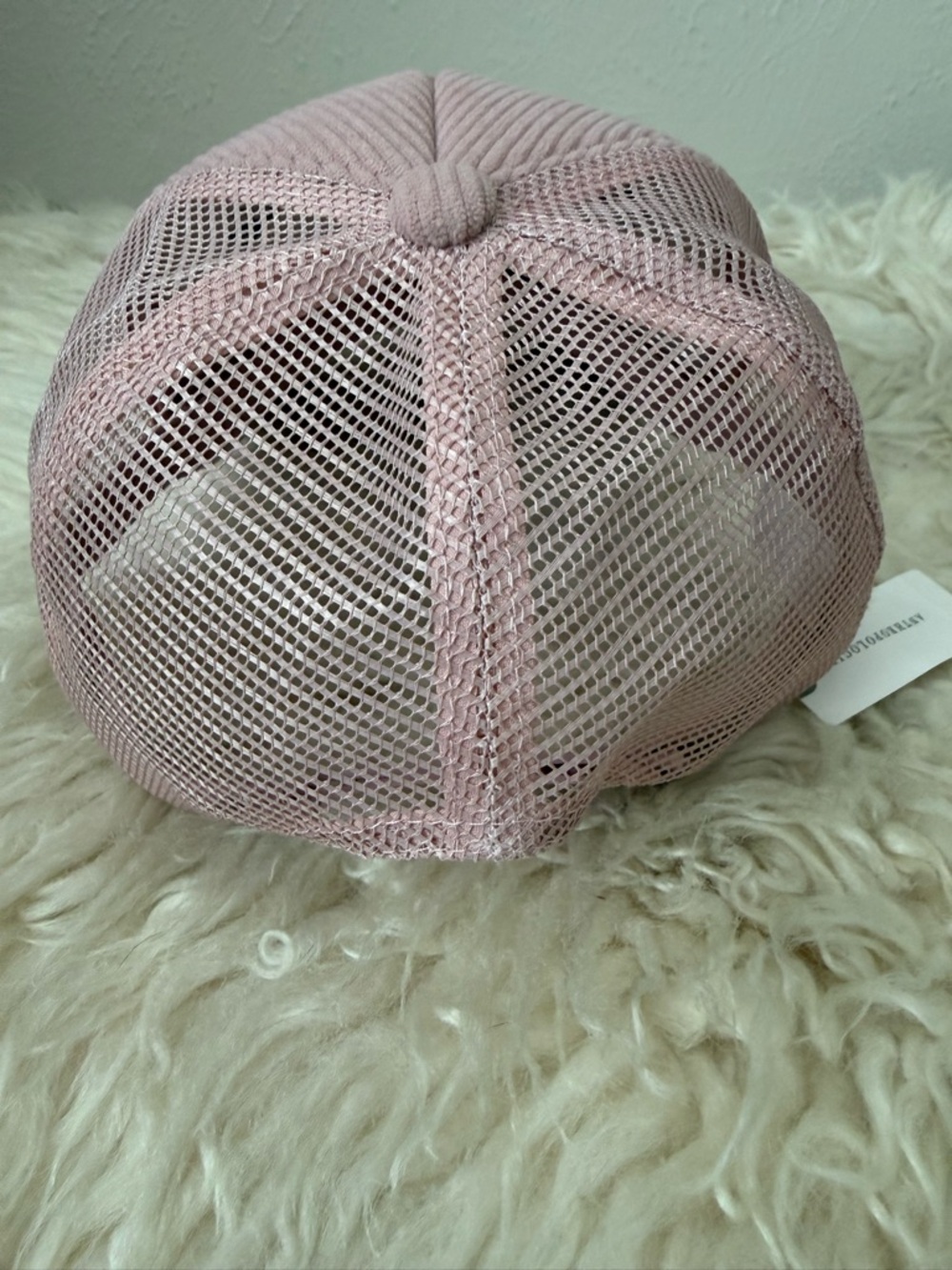 Anthropologie Worn/West Pink Corduroy Trucker Hat - Picture 7 of 7